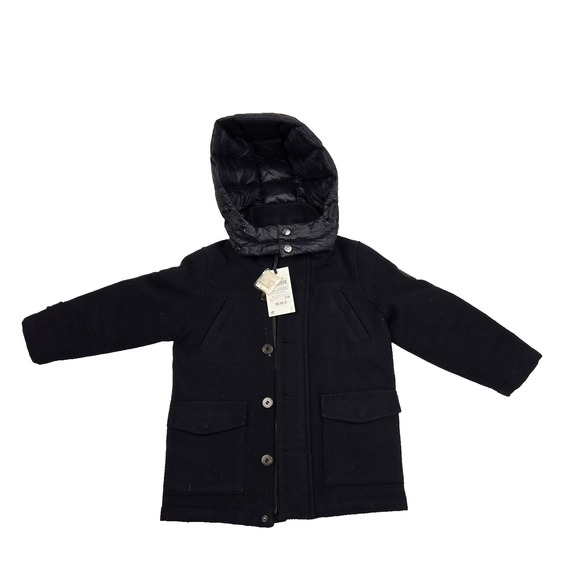 Massimo Dutti Jacket Removable Hoot Kids Unisex Sz 4 NWT - Picture 1 of 8